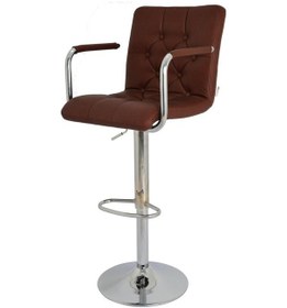 Resim Bürocci Helen Bar Sandalyesi-Kahverengi-9519Q0121 Çok Renkli 