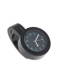 Resim Gümüş Alüminyum Alaşımlı Saat Saat Su Geçirmez Bisiklet Motosiklet Gidonu Saatler Siyah/gümüş Araba Aydınlık Saat Izle Dekorasyon Gümüş 