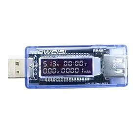 Resim Keweısı USB Akım ve Voltaj Ölçer V20 