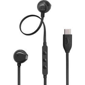 Resim Tune 305C, Hi-Res Kablolu Kulaklık, Pure Bass Jbl Ses, Usb-C Bağlantısı, Düğüm Önleyici Düz Kablo, Mikrofonlu Üç Tuşlu Uzaktan Kumanda, Siyah 