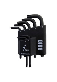 Resim Brio Allen Anahtar Seti Torx Kısa 7 Parça T10-T40 