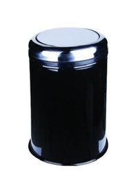 Resim Maxiflow Pratik Kapak Çöp Kovası 27lt Ø25 57cm Siyah Diğer 