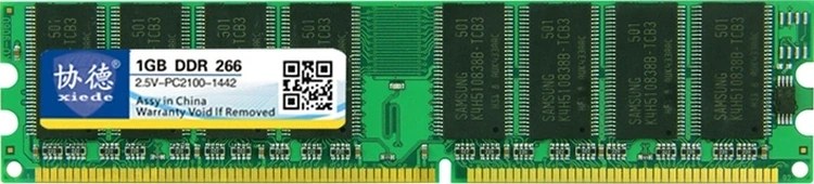 Resim Sones Xıede X003 Ddr 266mhz 1gb Masaüstü Bilgisayarlar İçin Genel Tam Uyumluluklu Bellek Ram Modülü 