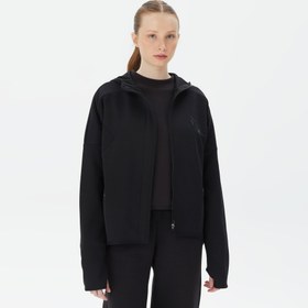 Resim Skechers 2XI-Lock Full Zip Kadın Siyah Eşofman Üstü 