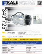 Resim KALE Psa Klima Kompresoru Berlingo C5 I C5 II Jumpy Xantıa XM Xsara Jump - 349725 