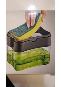 Resim Süngerli Sıvı Bulaşık Dispenseri 