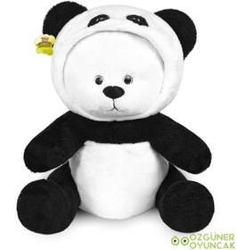 Resim Özgüner Oyuncak 90 cm Kapüşonlu Uykumcuk Peluş Ayıcık Panda 