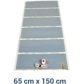 Resim HeatPlus Elektrikli Yerden Isıtma Termostatlı Karbon Film 65 * 150cm 