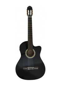 Resim Almira Mg917ce-bk Elektro Klasik Gitar - Siyah Orta Seviye - Cut 