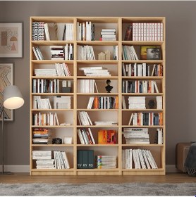 Resim Asratrend Safir Meşe Kitaplık Asra Trend K-21 