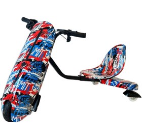 Resim Drift Car Elektrikli Kaykay Drift Scooter Bluetoothlu Grafity Desenli Kasa D09 
