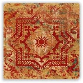 Resim Oscar Stone Decor Doğaltaş Baskılı Bardak Altlığı Tile Desen 10 Cm X 10 Cm - Stone Coaster Dsn61-2 