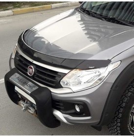 Resim Cappafe Fiat Fullback Ön Kaput Koruma Rüzgarlık 4Mm Abs 2016-› 