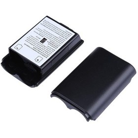 Resim Microsoft Xbox 360 Kumandası için Pil Kapağı Pil Yuvası Siyah 