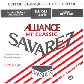 Resim Savarez 540r Klasik Gitar Tel Seti - Alliance Ht Classic (normal Tension) | Kf Alliance Karbon Tizler, Geleneksel Ht Classic Gümüş Baslar, Berrak Ve Dengeli Akustik Rezonans | Uyum: Normal Tansiyon (orta) 