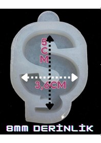 Resim Harf Kalıbı / Noktalı Harf / Türkçe Karakter Silikon Kalıp Ş 