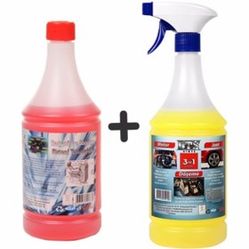 Resim Dtx Kimya Oto Kalorifer Ve Petek Temizleme Ilacı (solventli) 1 Lt & Motor,jant Ve Döşeme Temizleyici 1 Lt 