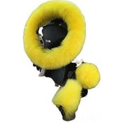 Resim Springsun Gerçek Yün Direksiyon Kılıfı - Yumuşak, Sıcak Tutan Ve Konforlu 14 Renk Seçeneği 