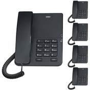 Resim Karel TM140 Analog Beyaz Masaüstü Telefon 5 Adet 