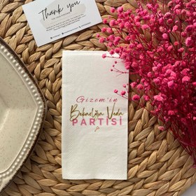 Resim Baskılı Özel Gün Peçetesi | 20 Adet Kişiye Özel Desenli – Düğün, Nişan, Söz ve Davetler İçin 