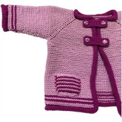 Resim Uretti-venhar7589 - El Örgüsü Bebek Hırka Lila 