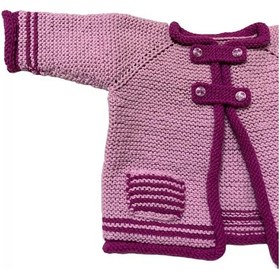 Resim Uretti-venhar7589 - El Örgüsü Bebek Hırka Lila 