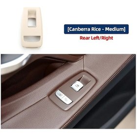 Resim Lhd Araba Ön Sol Sağ Pencere Kaldırıcı Anahtarı Dış Çerçeve Panel Kapak Regülatörü Rear Model A Beige 1 Piece Set 