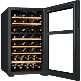 Resim Berfmann Çift Bölmeli Şarap Dolabı ve Soğutucu (52 Şişelik) 