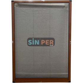 Resim Klipsli Sök Tak Pileli Pencere Sinekliği Altınmeşe 0-70 cm x 0-140 cm İstenilen ölçüde 