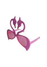 Resim Parti Gözlük Pembe Uyuyan Flamingo Gözlük Eğlenceli Parti Gözlüğü Diğer 