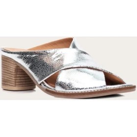 Resim Bueno Shoes Deri Kadın Topuklu Terlik 