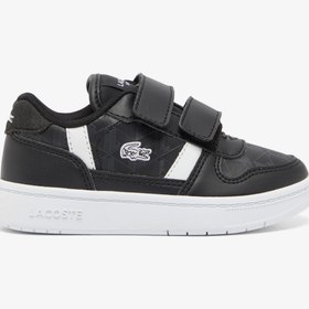 Resim Lacoste T-Clip Bebek Siyah/Beyaz Spor Ayakkabı 
