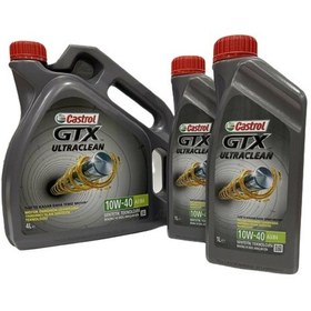 Resim Castrol GTX 10W-40 A3/B4 Yarı Sentetik Motor Yağı 4 L + 1 L + 1 L 