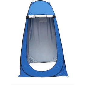 Resim MCM Group Otomatik Wc Portatif Giyinme Çadırı 120X120X190 cm Mavi ( Lisinya ) 