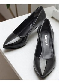 Resim Ispartalılar 6508 7cm Kadın Topuklu Ayakkabı Stiletto Abiye Düğün Nişan Ayakkabısı Siyah 