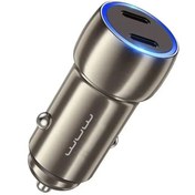 Resim Coverzone 40W Çift USB C Çıkışlı Hızlı Şarj Araç Çakmak Şarj Cihazı Dual Port Type-C + Type-C PD20W+20W - C190 