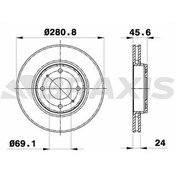 Resim ON FREN DISK AYNASI HAVALI CARISMA 00>06 VOLVO S40 00> 281X4 