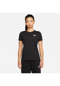 Resim Nike Sportswear Club Kadın T-Shirt Kahverengi 