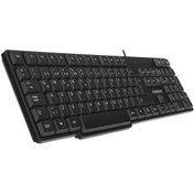 Resim Everest Kb-517U Siyah 2 Metre Bakır Kablolu Usb Q Standart Klavye Kablolu 