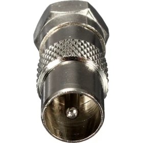 Resim Guangdong Spirit Si`lver F Erkek Konnektör Tv Anten Erkek Fiş Adaptörü Rf Koaksiyel Koaksiyel Dönüştürücü 