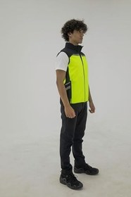 Resim Motorcu Yeleği Reflektörlü Softshell Motosiklet Yeleği 