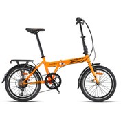 Resim Kron Fold 4.0 20 Jant V Fren Katlanır Bisiklet (Turuncu Siyah) 