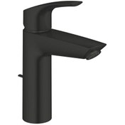 Resim Grohe Mat Siyah M-Boyut Eurosmart Tek Kumandalı Lavabo Bataryası (GROHE.233222433) 