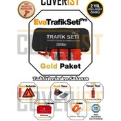 Resim Eva Trafik Seti Plus - 1 Kg Yangın Tüpü - 2 Yıllık - Siyah - Gold Paket 