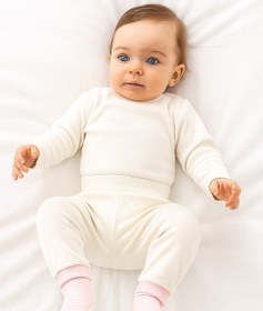 Resim Kindo Baby Bebek Patikli Pantolon , Kendinden Çoraplı Pantolon , Annelerin Favorisi %100 Pamuk 