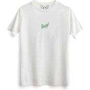 Resim Alfa Tshirt Animal Çekirge Dijital Baskılı Çocuk Beyaz Tshirt 