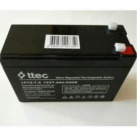 Resim Ttec 12 Volt 7A Akü -12V 7 Ah Bakımsız Kuru Çocuk Oyuncakları Akülü Araba Pili Aküsü 