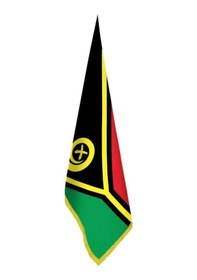 Resim Vanuatu Bayrağı -ofis-makam-toplantı Odaları - Saçaklı Makam Bayrağı 1 