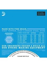 Resim D'addario Exp115 Exp Serisi Elektro Gitar Tel Seti Medium Blues/jazz - 11-49 - Coated Nickel 