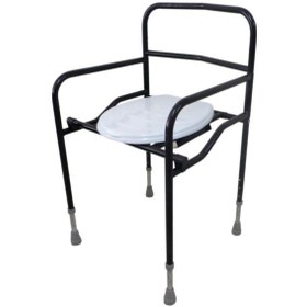 Resim Medikaltec Katlanabilir Komot Seyyar Hasta Tuvaleti Klozet Yükseltici Taşınabilir 